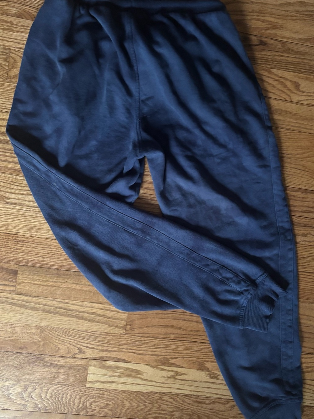 Cozy Dark Navy Drawstring Jogger Pants - Picture 6 of 6